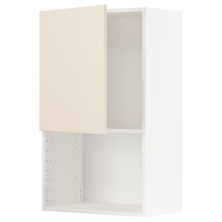 Навесной шкаф для СВЧ-печи, белый/Хитарп белый с оттенком 60x100 см IKEA METOD МЕТОД 292.265.22
