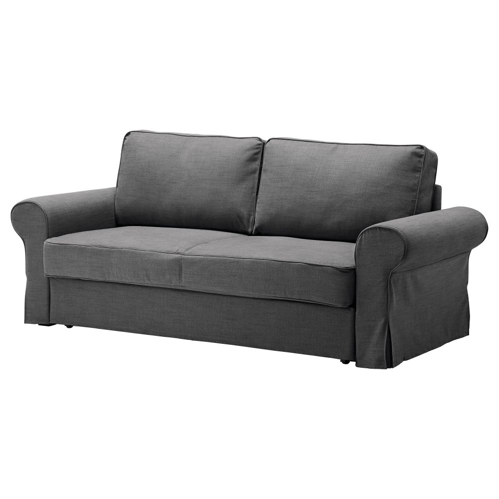 Диван-кровать 3-местный БАККАБРУ / МАРИЕБЮ, Сванби серый - фото 1