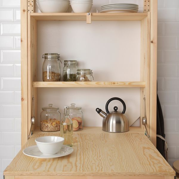 1 секция для хранения + складной столик 89x30-104x179 см IKEA IVAR ИВАР 192.485.53 - фото 5