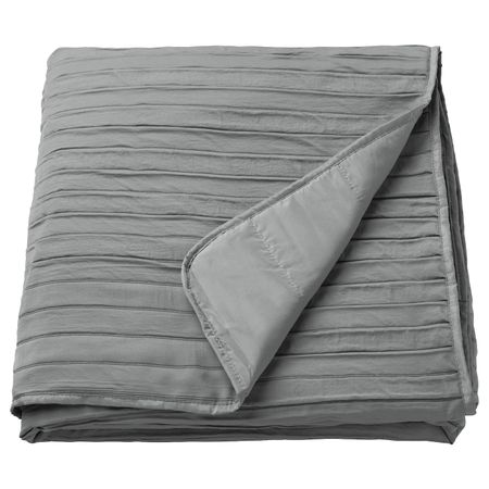 Покрывало, серый 260x250 см IKEA VEKETÅG ВЕКЕТОГ 503.928.83