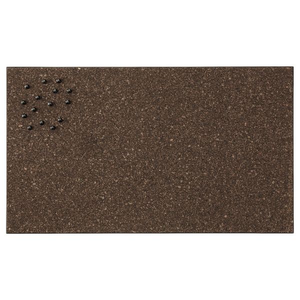 Доска для записей, с кнопками, пробка темно-коричневый 35x60 см IKEA SVENSÅS СВЕНСОС 504.322.47 - схема-чертеж с размерами