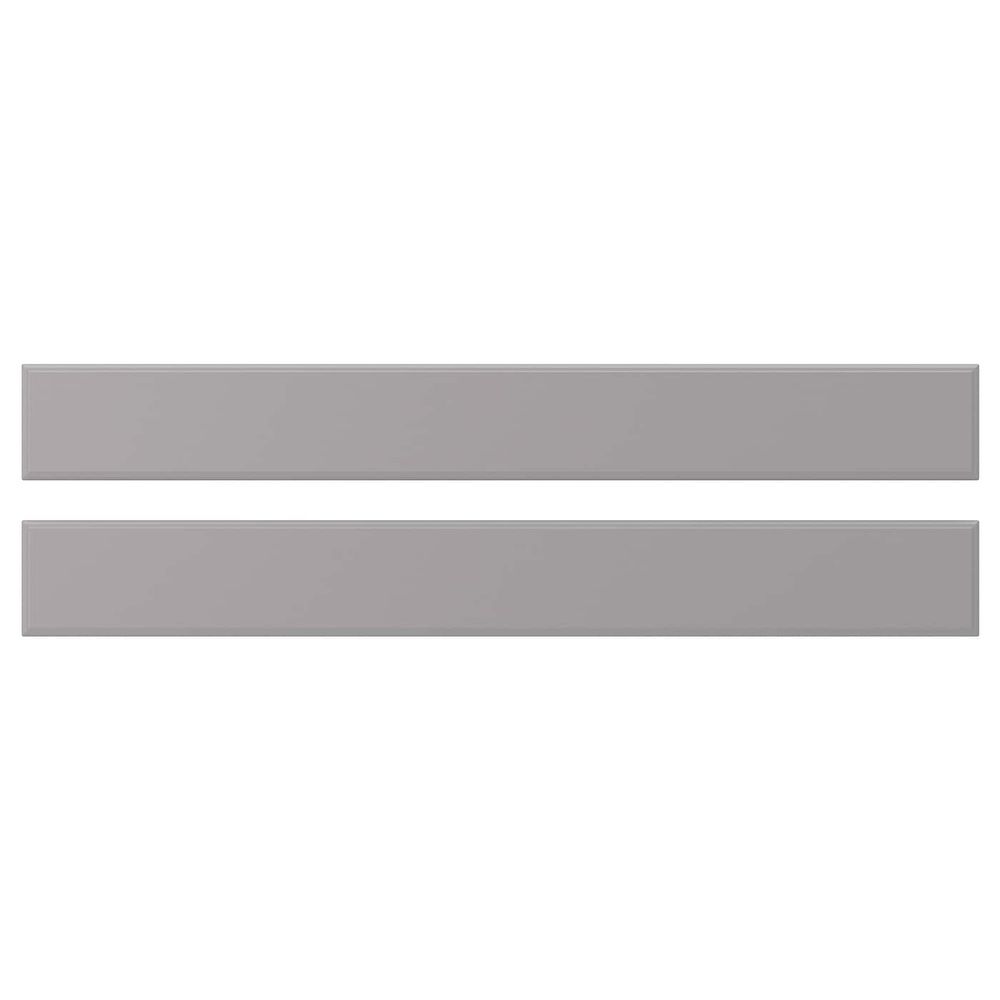Фронтальная панель ящика, серый 80x10 см IKEA BODBYN БУДБИН 103.670.55 - фото 1