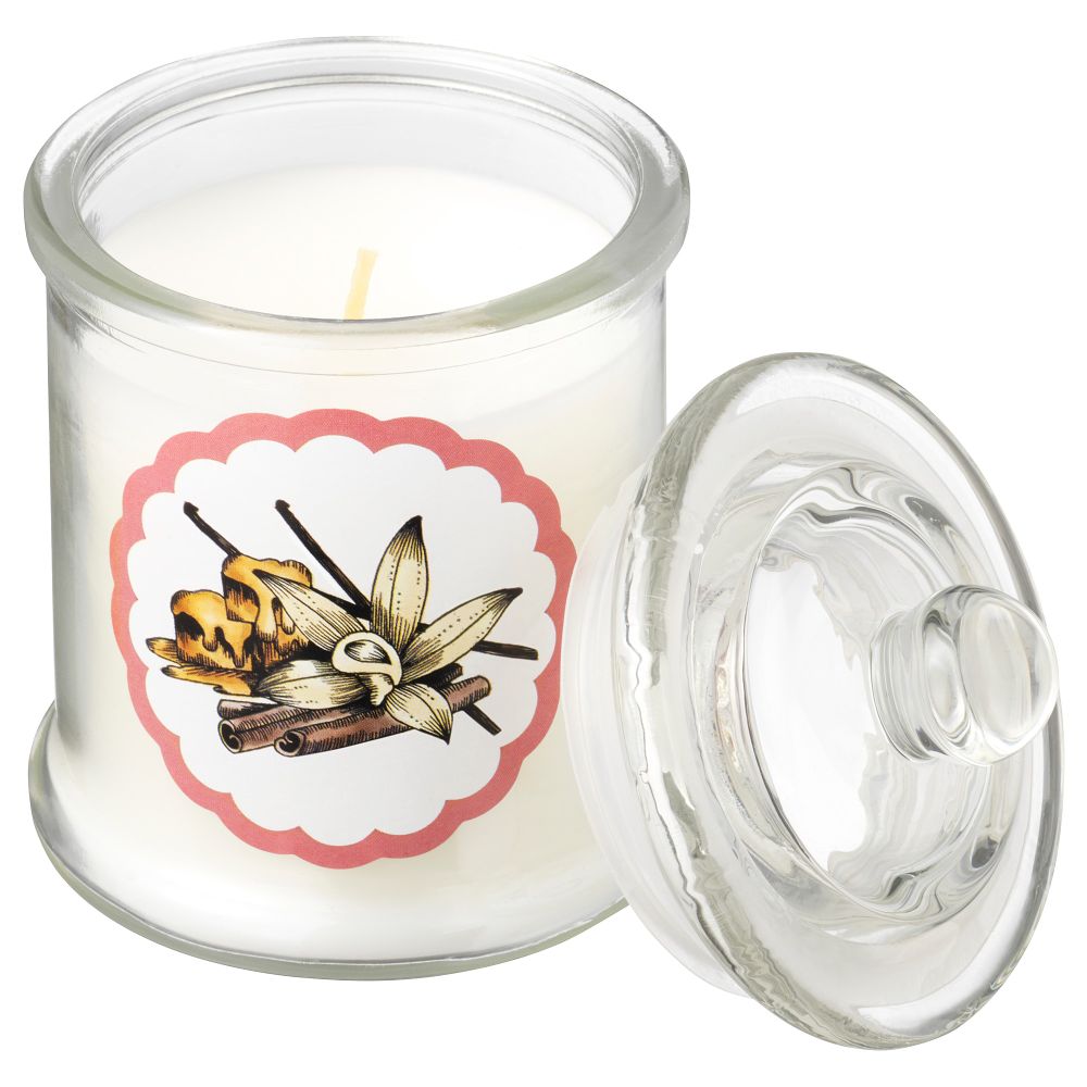 Ароматическая свеча в стакане ВИНТЕР 2018, белый, белый (12 см) - фото 1