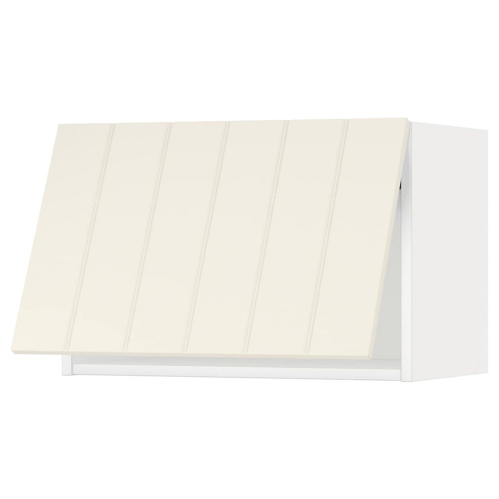 Горизонтальный навесной шкаф, белый/Хитарп белый с оттенком 60x40 см IKEA METOD МЕТОД 893.923.30 - схема-чертеж с размерами