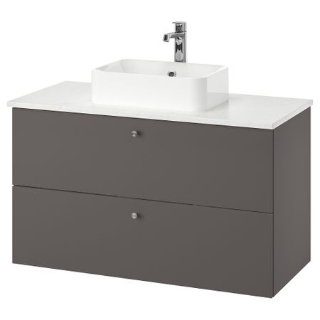 Шкаф со столешницей 45x32 раковина, 102x49x72 cm IKEA HÖRVIK ХОРВИК, GODMORGON ГОДМОРГОН, TOLKEN ТОЛКЕН 293.384.97