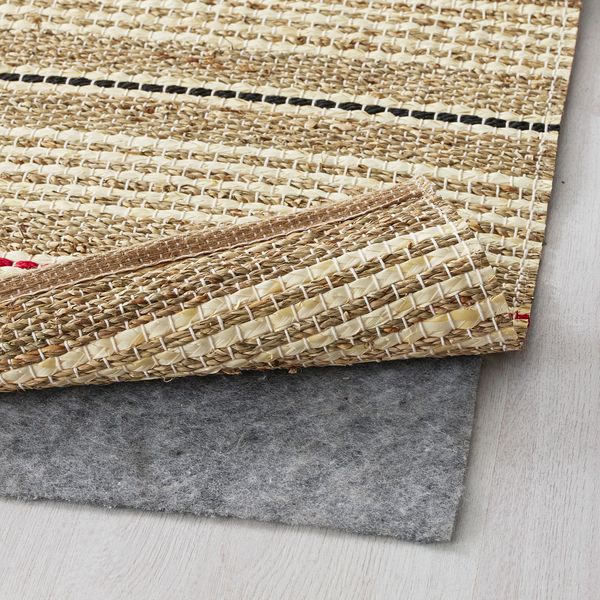 Ковер безворсовый СОДЕРУП, естественный, разноцветный (75x200 см) - фото 3