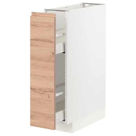 Напольный шкаф, выдвижной внутри элементы, 20x60 cm IKEA METOD МЕТОД, MAXIMERA МАКСИМЕРА 194.029.88