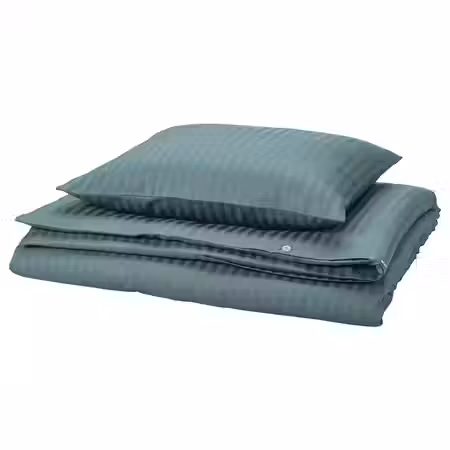 NATTJASMIN Пододеяльник и наволочка - сине-зеленый 150x200/50x60 см