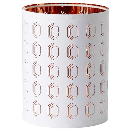 Абажур НИМО, белый, медный