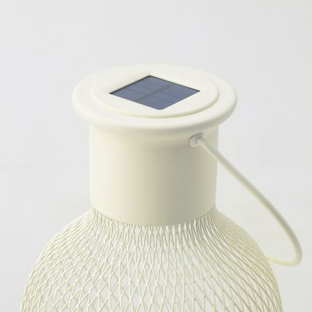 Светодиодный фонарь/солнечная батарея, для сада, сетка белый IKEA СОЛВИДЕН 704.516.97