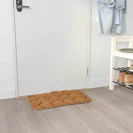 Придверный коврик для дома, ручная работа/спираль естественный 40x60 см IKEA STAVREBY СТАВРЕБЮ 404.810.16