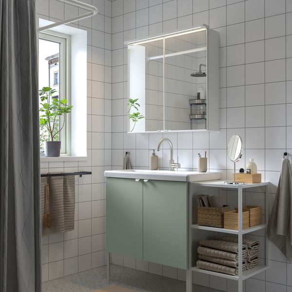 Комплект мебели для ванной,14 предмета IKEA TVÄLLEN ЛЕН ТВЭЛЛЕН, BEGIVENHET БЕГИВЕНХЕТ 194.992.64 - фото 3