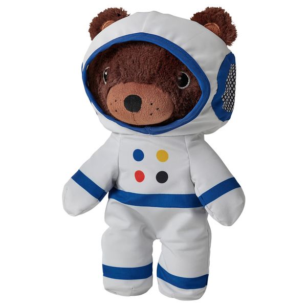AFTONSPARV Мягкая игрушка в костюме космонавта - медведь 28 см - фото 1