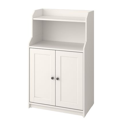 Шкаф с 2 дверьми, белый 70x116 см IKEA HAUGA ХАУГА 604.150.73