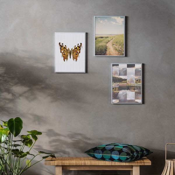 Рама, алюминий 40x50 см IKEA LOMVIKEN ЛОМВИКЕН 903.501.69 - схема-чертеж с размерами