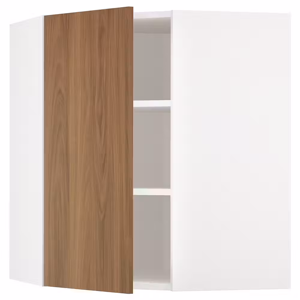 METOD Угловой навесной шкаф с полками - фото 1