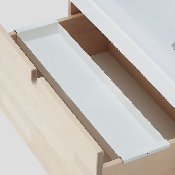 Шкаф для раковины с 1 ящ, береза IKEA VILTO ВИЛЬТО 904.803.78 - схема-чертеж с размерами