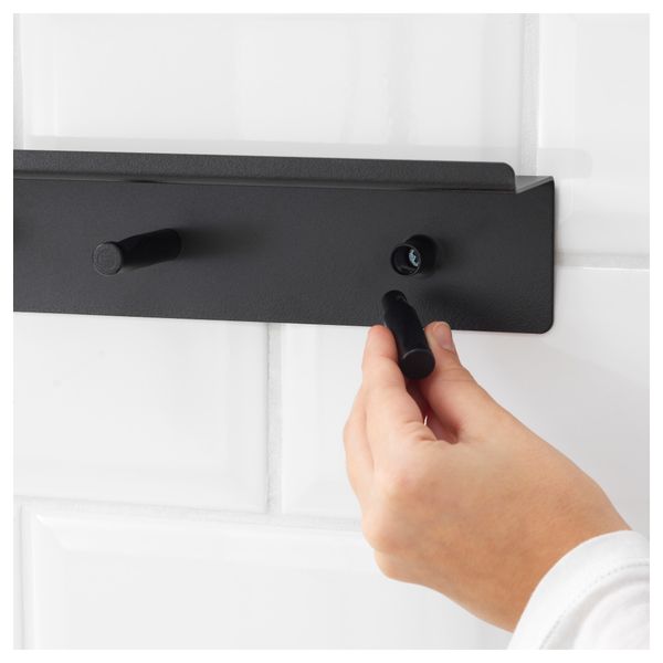 Настенная планка с крючками ФАЛЬСТЕРБУ - фото 3