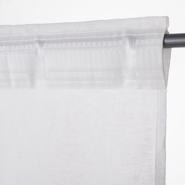 Гардины, 2 шт., белый 145x300 см IKEA LENAKARIN ЛЕНАКАРИН 204.938.31 - фото 4