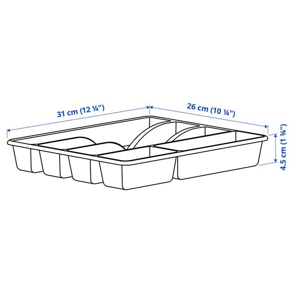 IKEA, дополнительный ракурс - схема-чертеж с размерами