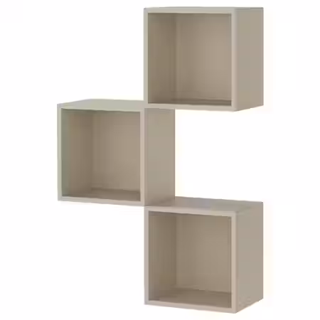 EKET Комбинация настенных шкафов - бежевый 70x25x105 см