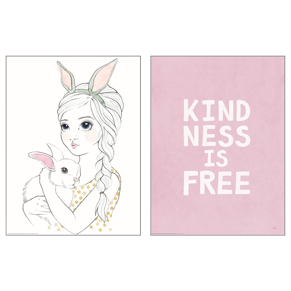 Постер, Кindness is free 30x40 см IKEA BILD БИЛЬД 805.127.42 - фото 1