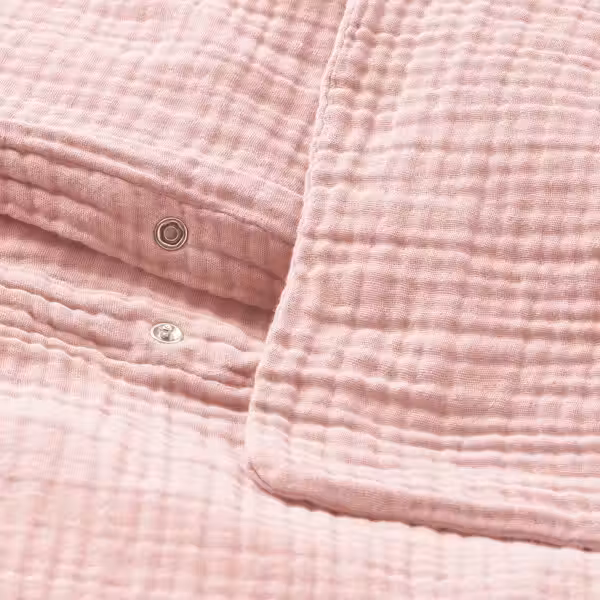 SCHERSMIN ШЕРСМИН Пододеяльник и 2 наволочки - бледно-розовый 240x220/50x60 см - фото 4