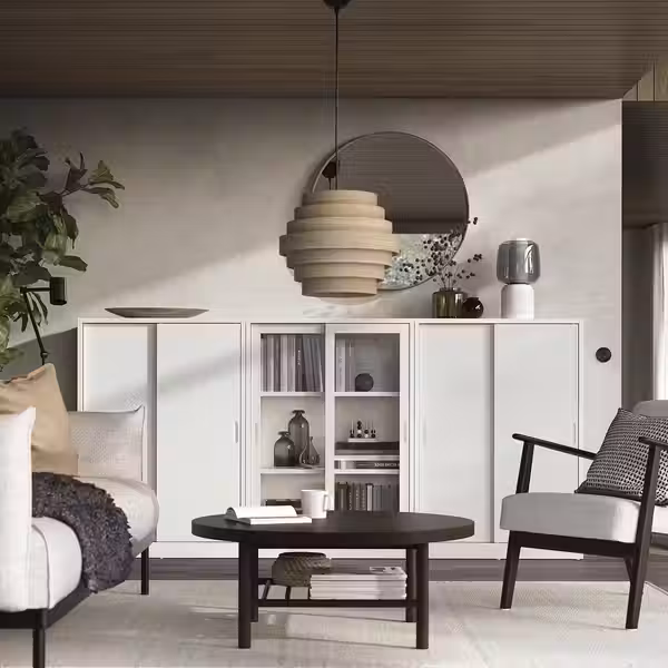 TONSTAD Комбинация для хран с раздв дверц - фото 2