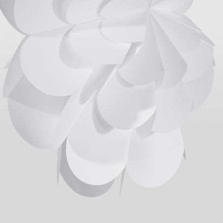 Абажур, 3D цветок, белый, 55 см IKEA STRÅLA СТРОЛА 205.824.79