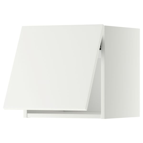 Горизонтальный навесной шкаф МЕТОД, белый, Хэггеби белый - схема-чертеж с размерами
