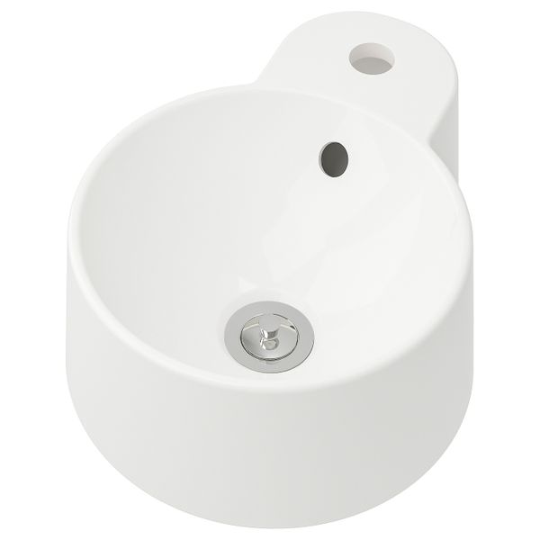 Накладная раковина, белый 29x39 см IKEA ГУТВИКЕН 003.555.81 - схема-чертеж с размерами