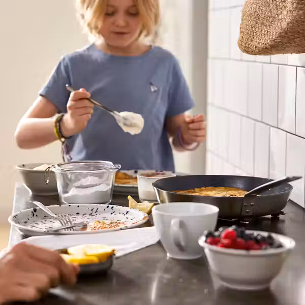 HEMKOMST ХЕМКОМСТ Сковорода - нержавеющ сталь/антипригарное покрытие 28 см - фото 4