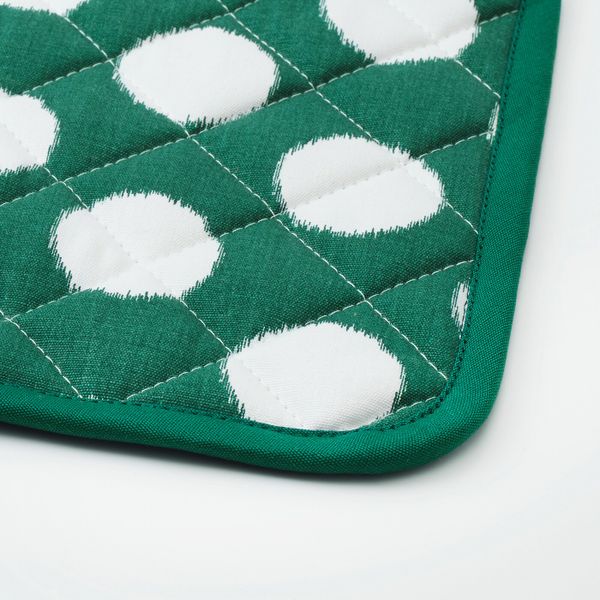 Прихватка, зеленый, белый 23x23 см IKEA АЛЬВАЛИЗА 304.541.84 - фото 5