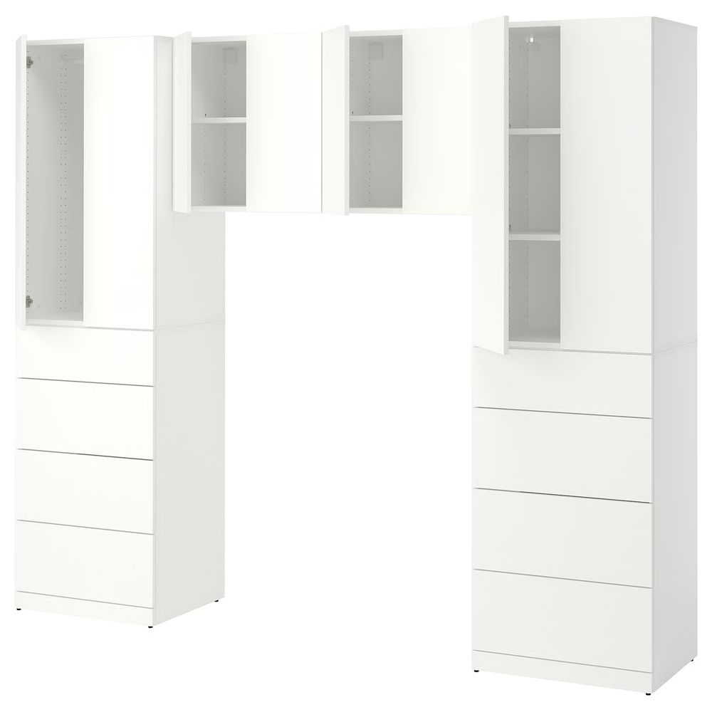 LASTARE Комбинация д/хранения - белый 240x42x201 см - фото 1