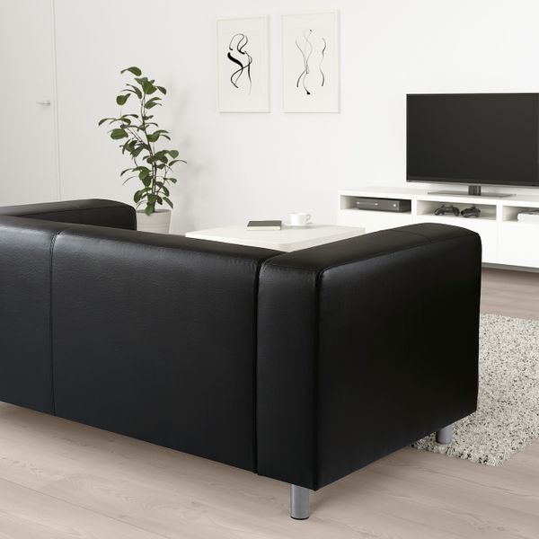 2-местный диван, Бумстад черный IKEA KLIPPAN КЛИППАН 404.683.26 - фото 4