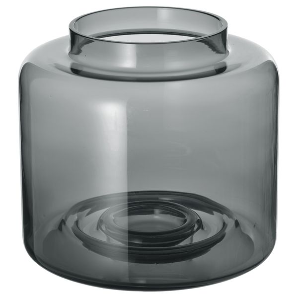Ваза, серый, 16 см IKEA KONSTFULL КОНСТФУЛЛ 505.866.02 - фото 1
