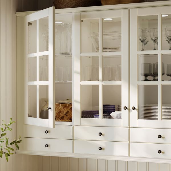 BODBYN Стеклянная дверь - белый с оттенком 40x60 см - фото 3