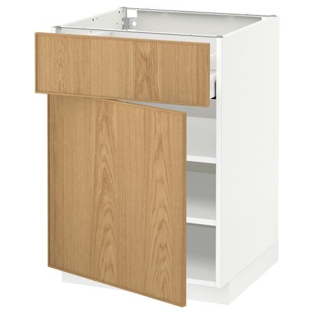 Напольный шкаф с ящиком, дверью IKEA METOD МЕТОД / MAXIMERA МАКСИМЕРА 092.356.50