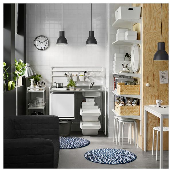 Табурет, белый 45 см IKEA MARIUS МАРИУС 403.609.29 - фото 4