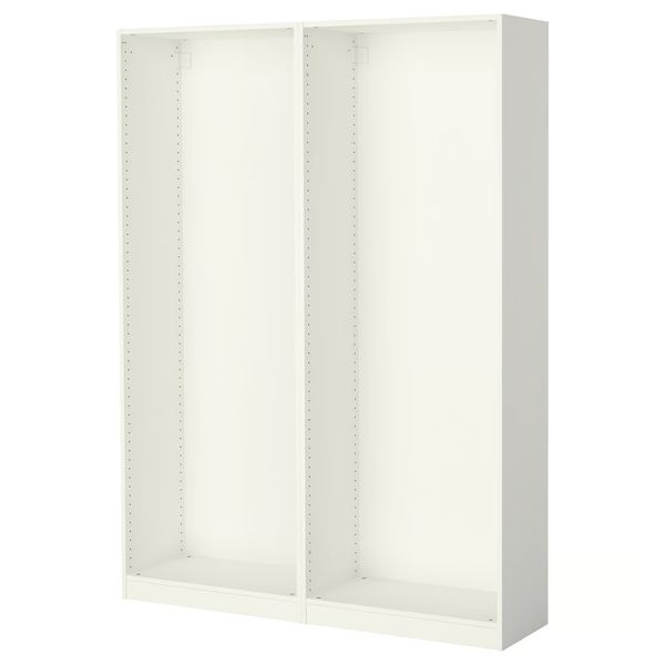 PAX 2 каркаса гардеробов - белый 150x35x201 см - фото 1