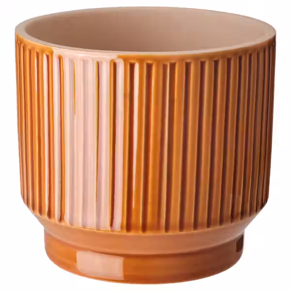 HONUNGSPALM ХОНУНГСПАЛМ Кашпо - д/дома/улицы/коричневый 12 см - фото 1