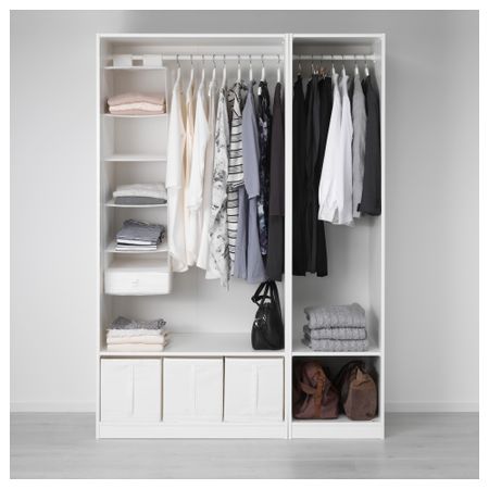 Гардероб, белый, 150x58x201 см IKEA PAX ПАКС 491.284.60