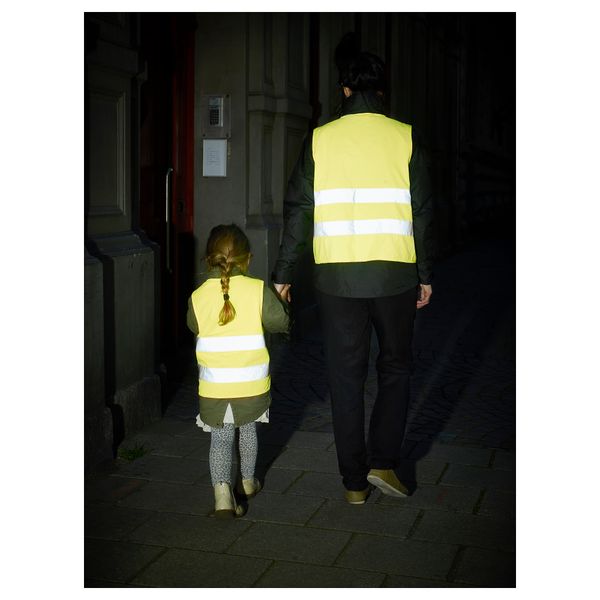 Светоотражающий жилет БЕСКЮДДА, XS, желтый - фото 3