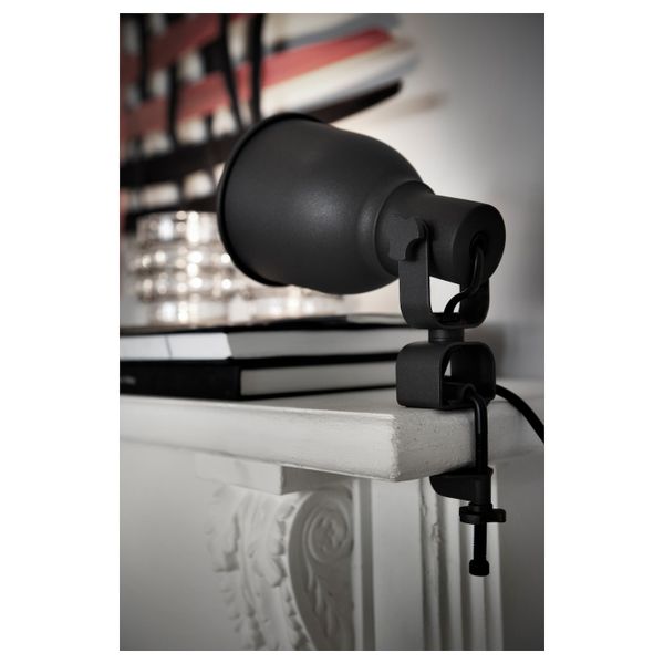 Настенный софит, лампа с зажимом, темно-серый IKEA HEKTAR ХЕКТАР 903.867.43 - фото 4