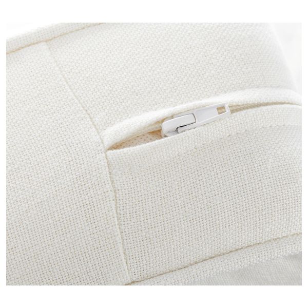 Чехол кресла ЭННИЛУНД, Стеноса белый - схема-чертеж с размерами