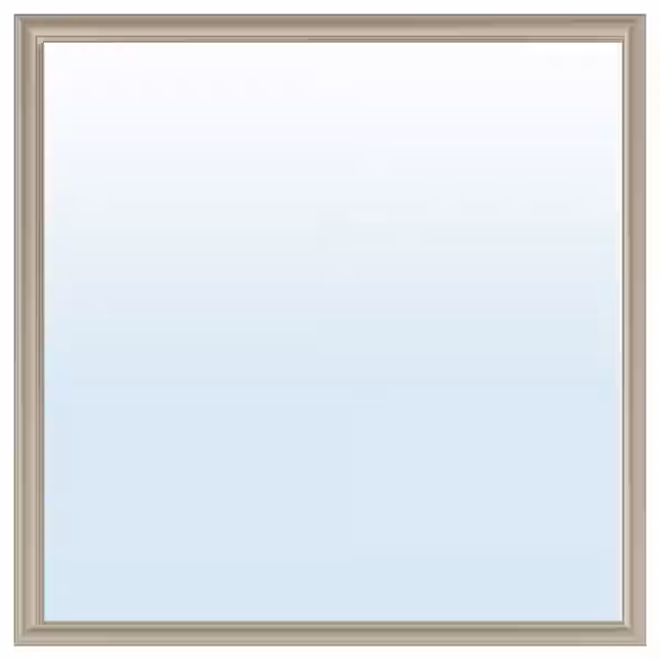 NYPONBUSKE НИПОНБЮСКЕ Зеркало - серо-бежевый 65x65 см - фото 1