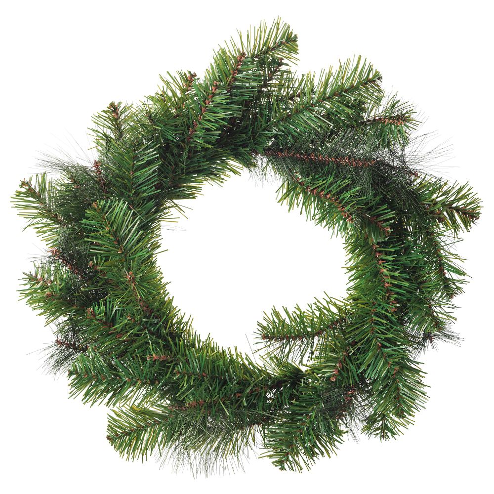 Искусственный венок СМИККА, д/дома/улицы, сосна ель (45 см) - фото 1