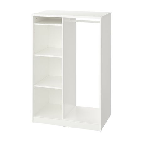 Открытый гардероб, белый 80x123 см IKEA SYVDE СЮВДЕ 904.395.72