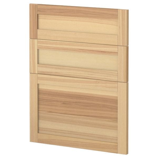 3 фасада для посудомоечной машины, Торхэмн ясень 60 см IKEA METOD МЕТОД 493.911.77 - схема-чертеж с размерами