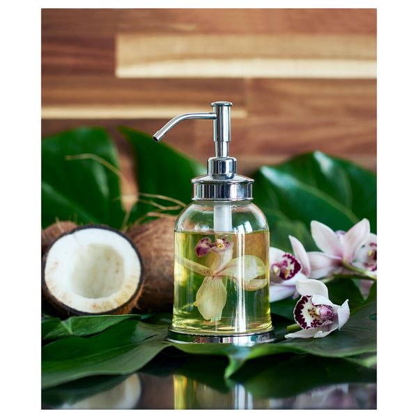 Дозатор для жидкого мыла, хромированный IKEA BALUNGEN БАЛУНГЕН 902.915.04 - фото 5